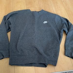 Grey Nike crewneck